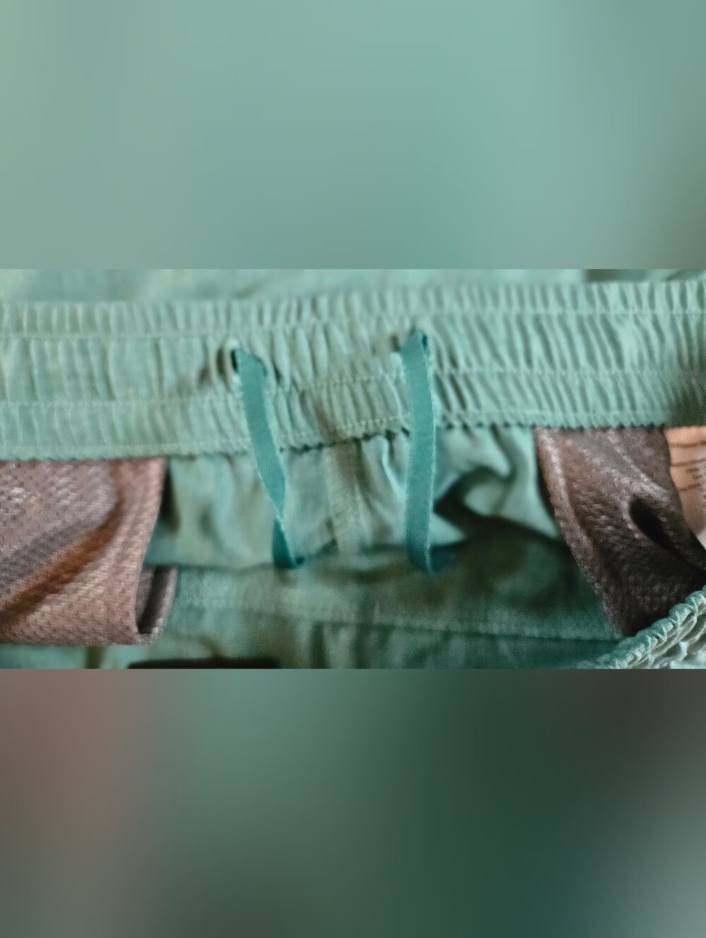 Eddie Bauer Womens Teal Green Elastic Waist Athletic Pull On Shorts Size Medium - Picture 15 of 16